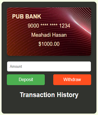 Digital Banking System